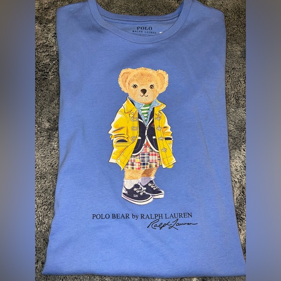 Ralph Lauren Polo Bear Jersey Cotton Tees - Picture 2 of 3